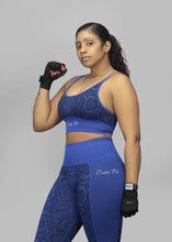 Load image into Gallery viewer, Blue snakeskin print set