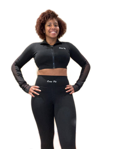 Too Sexy Cropped Jacket - Cute Fit Athletics